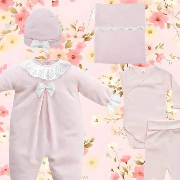 Première Tenue Mini Sublime Rose pour la vente par Pim-Pam-Pum