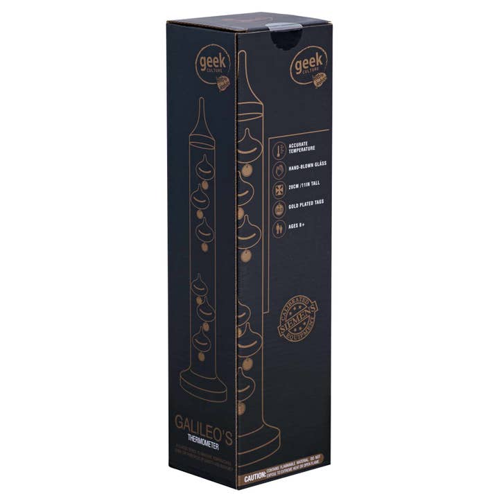 Heebie Jeebies USA - Wholesale Thermometer - Galileo Thermometer 11" Classic Weather Tool1