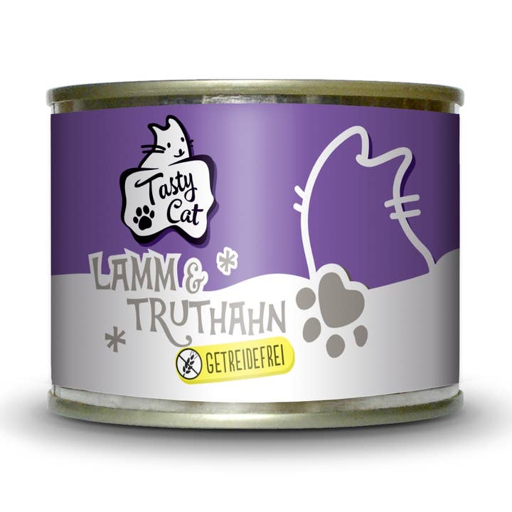 TastyCat Classic Lamb & Turkey 200g. for wholesale by HoweTie