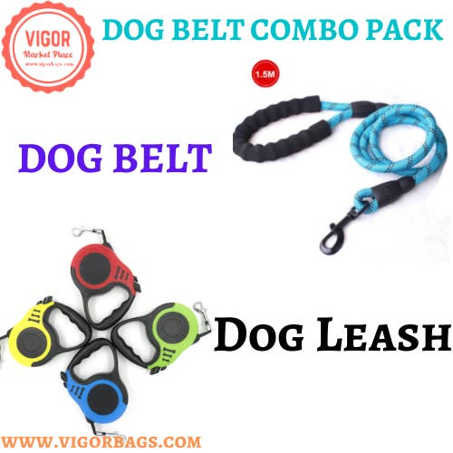 VIGOR - Wholesale Pet leash – Dog - Automatic Telescopic Tractor Retractable Dog & Dog Adjustabl