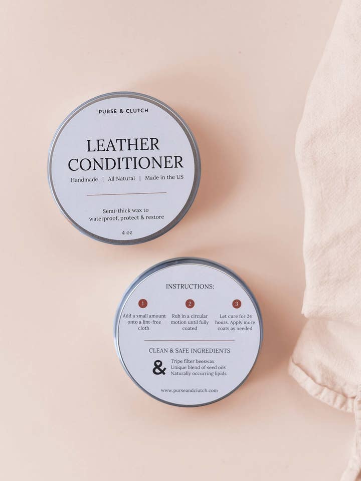Natural Beeswax Leather Handbag Conditioner for wholesale by Purse & Clutch
