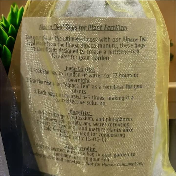 Alpaca Key Farm LLC - Wholesale Fertiliser - Alpaca Tea Fertilizer – Natural, Nutrient-Rich Plant Boost1