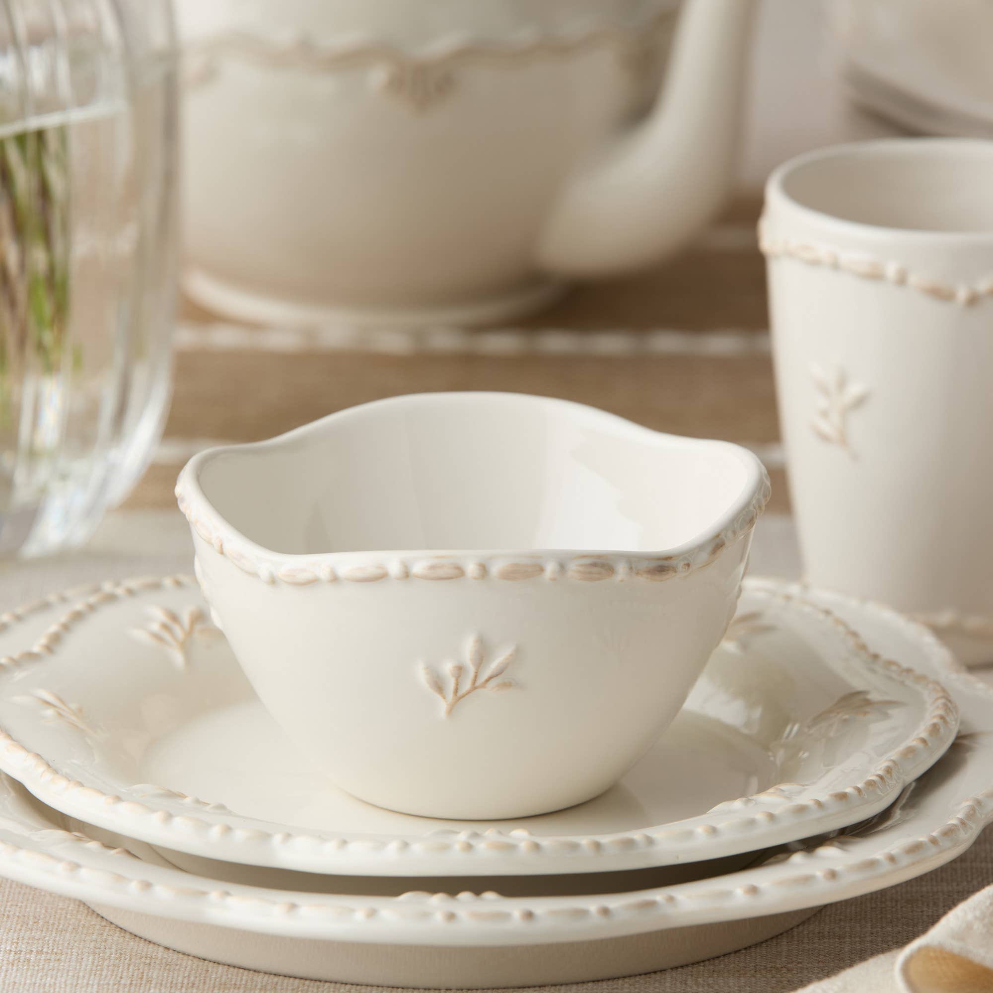 Certified International - Wholesale Bowl - Heritage Beads Cereal Bowl – Morning Elegance in Stoneware4