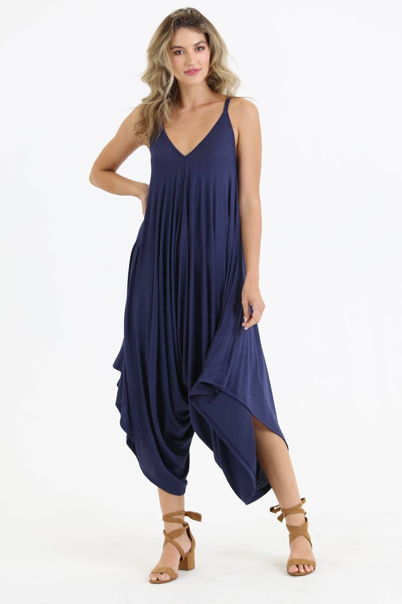 ANGIE – Macacão - Mulher por atacado – Macacão Harem de Tricô X5099-ASIS16