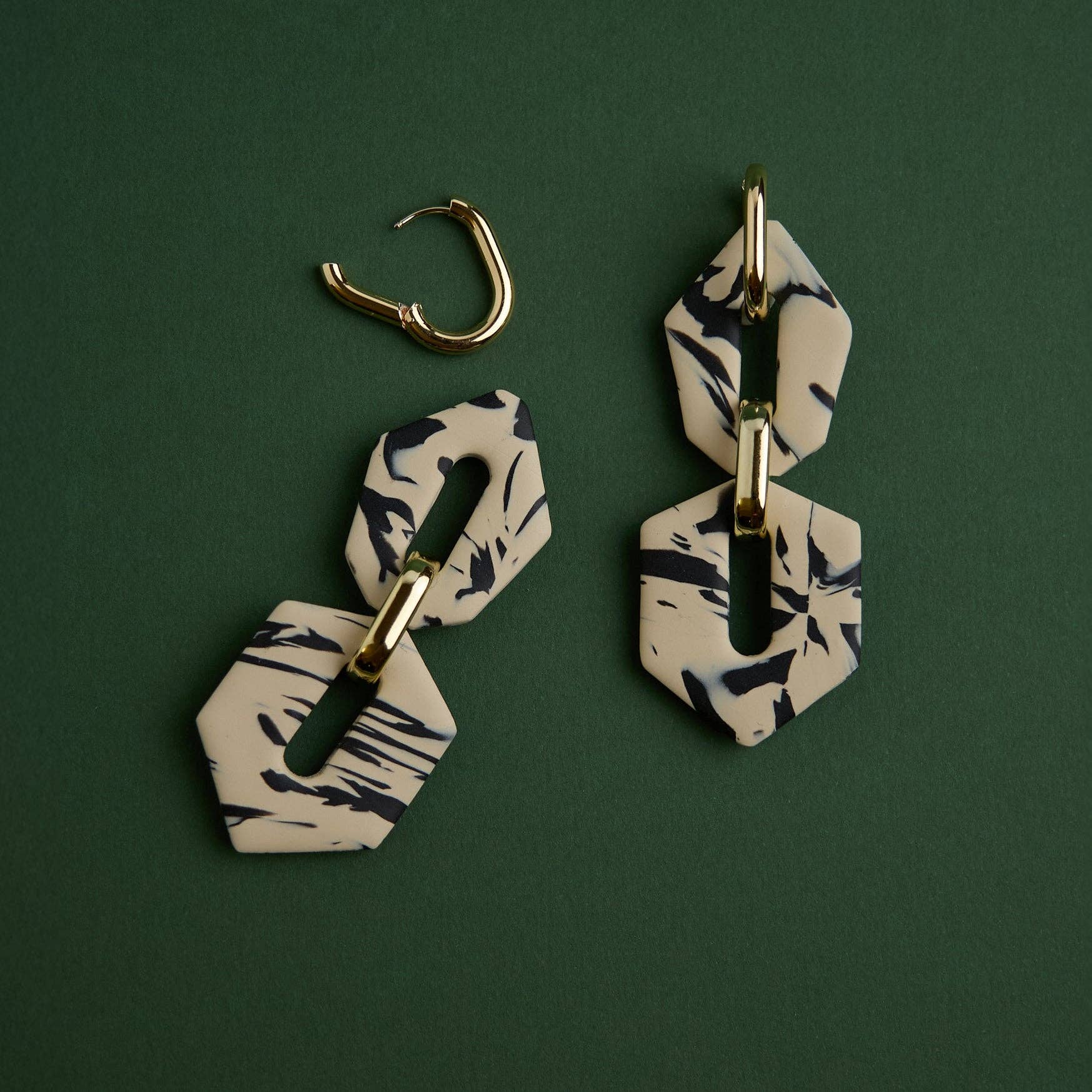 LYHO - Wholesale Hoop Earrings - Shilla Hoops | Handmade clay earrings | LYHO14