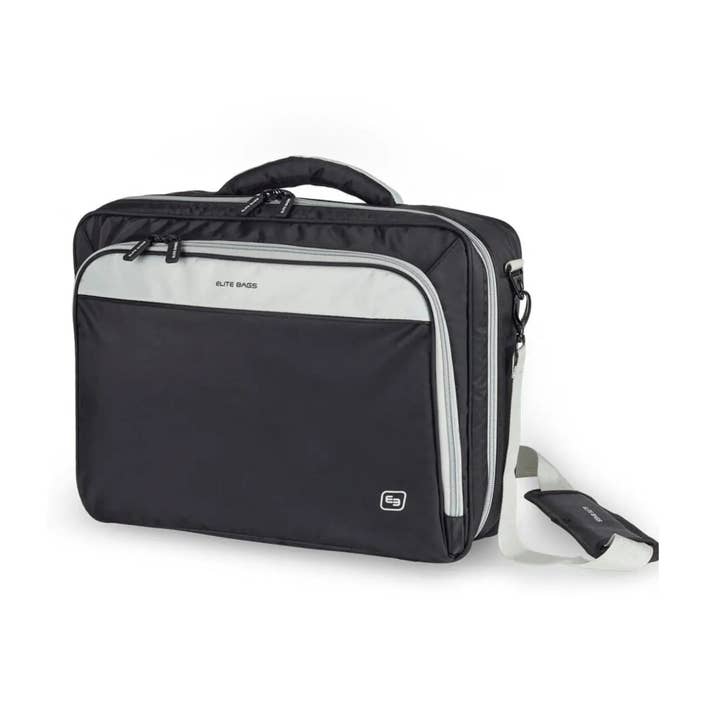 Valigetta medica convertibile PRACTI - Nera - Carrello a rotelle opzionale per la vendita all'ingrosso da parte di My Podologie