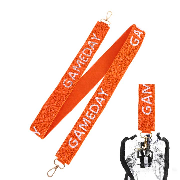SP Sophia Collection - Wholesale Bag Strap - Women's - Seed Beaded "Game Day" Crossbody Shoulder Bag Strap