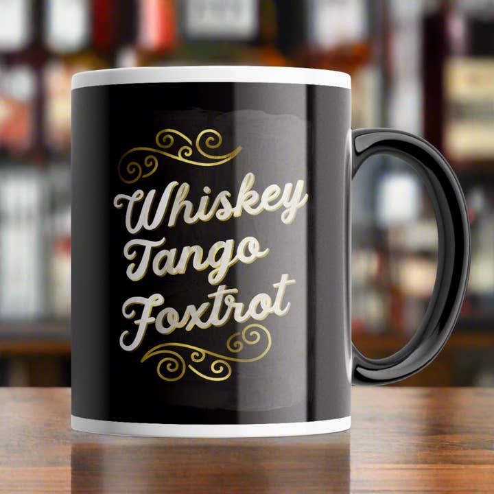 Disrupted Industries - Wholesale Coffee mug - Whiskey Tango Foxtrot Mug