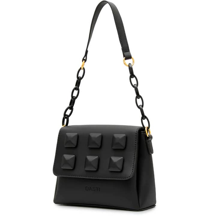 DASTI - Wholesale Crossbody Bag - Women's - Dasti Handbags with Massive Studs for Women, Black