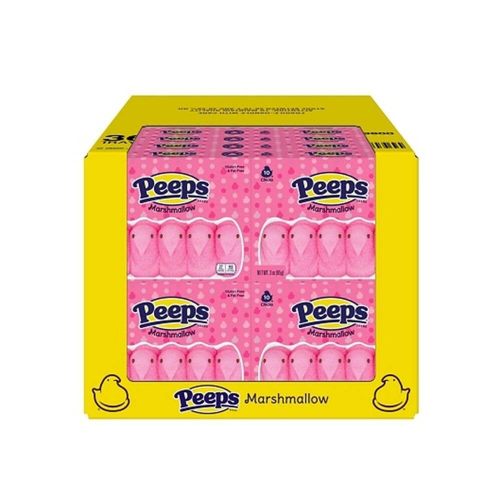 Royal Wholesale - Wholesale Marshmallow - Peeps Marshmallow Pink Chicks 5ct 24ct1