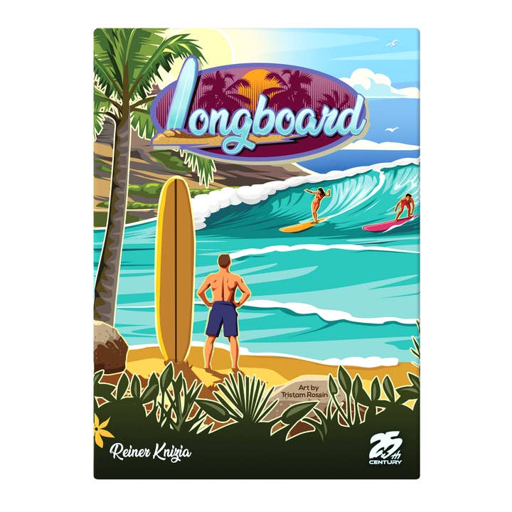 25th Century Games - Wholesale Board Game - Longboard Surfboard-Shaping Board Game9