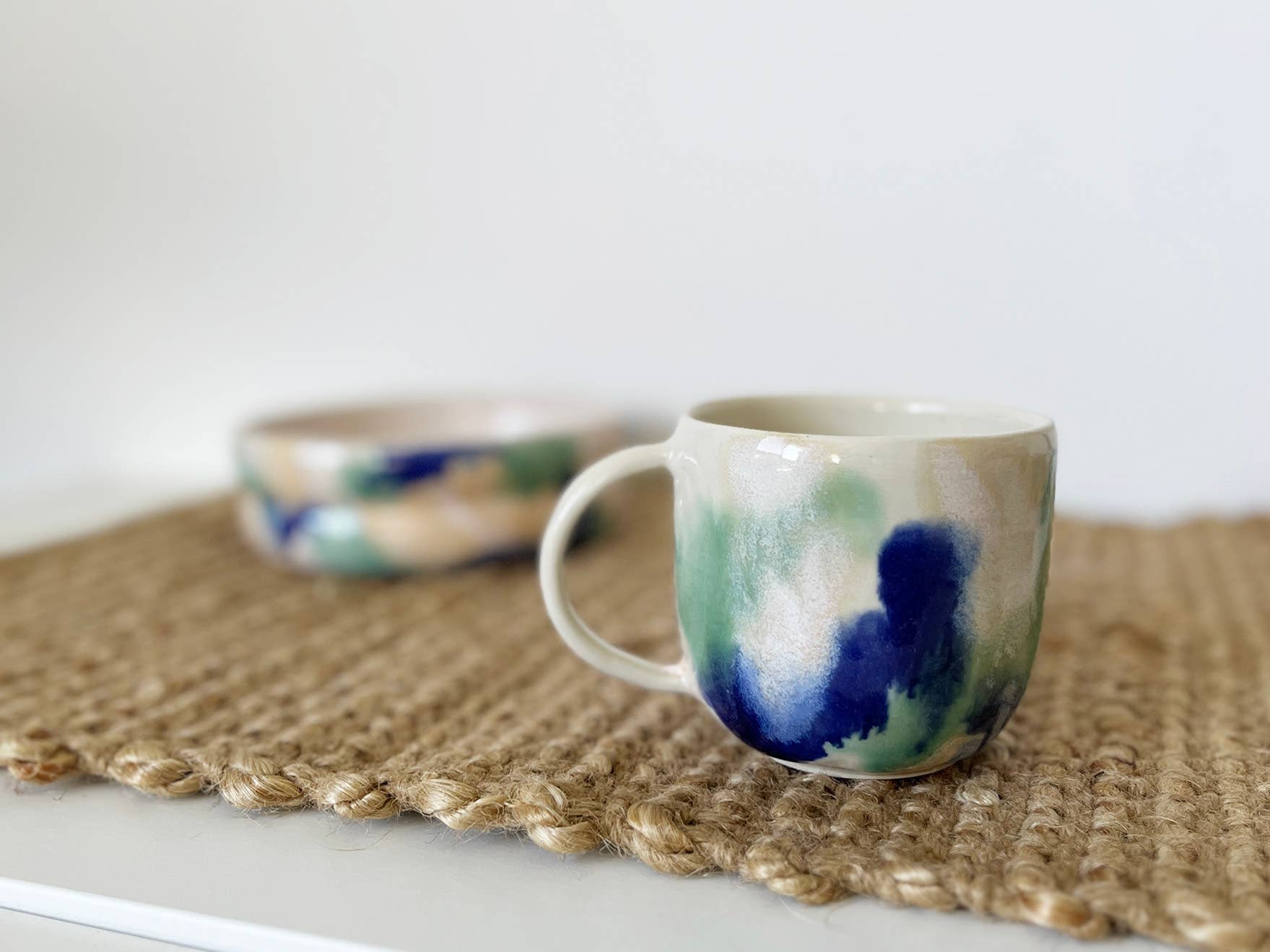 Eli.C Studio - Wholesale Coffee Mug - Ocean Dip Handmade Ceramic Mug2