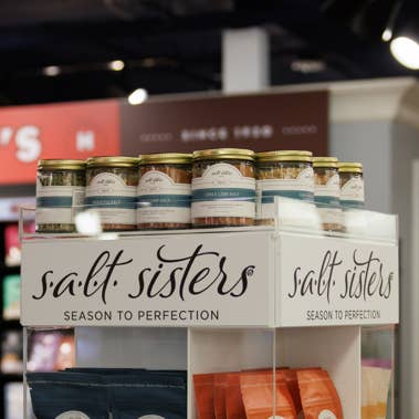 Espositore per Barattoli per la Parte Superiore delle Esposizioni al Dettaglio - Vuoto per la vendita all'ingrosso da parte di Salt Sisters