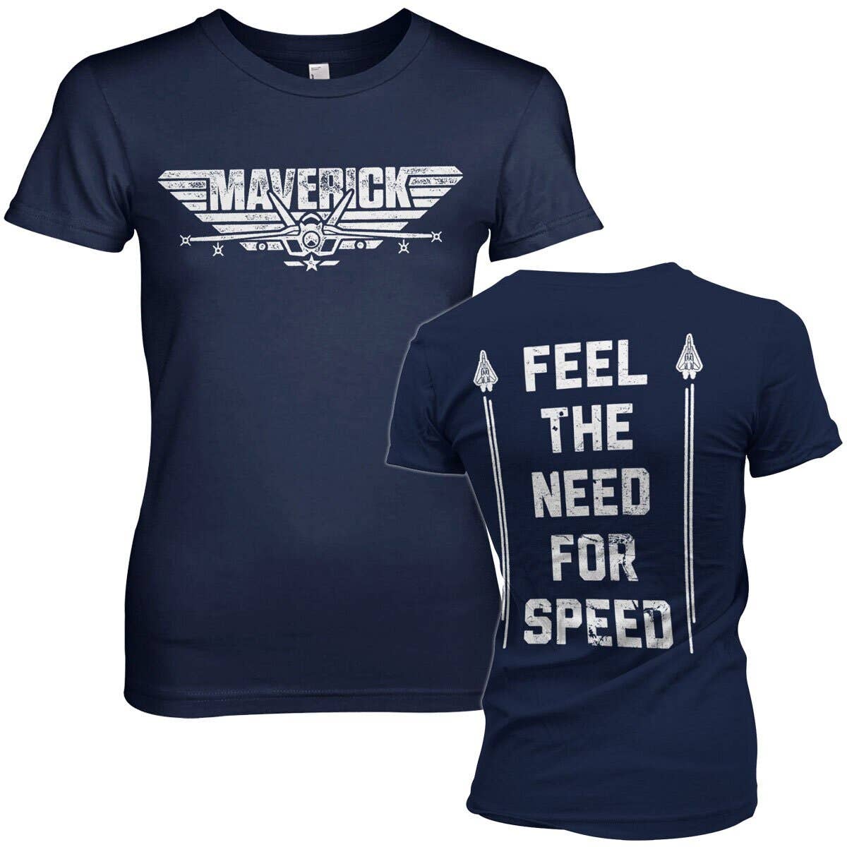 Hybris Production AB – wholesale Screen printed t-shirt – Women′s – Top Gun Maverick - Need For Speed Girly Tee2