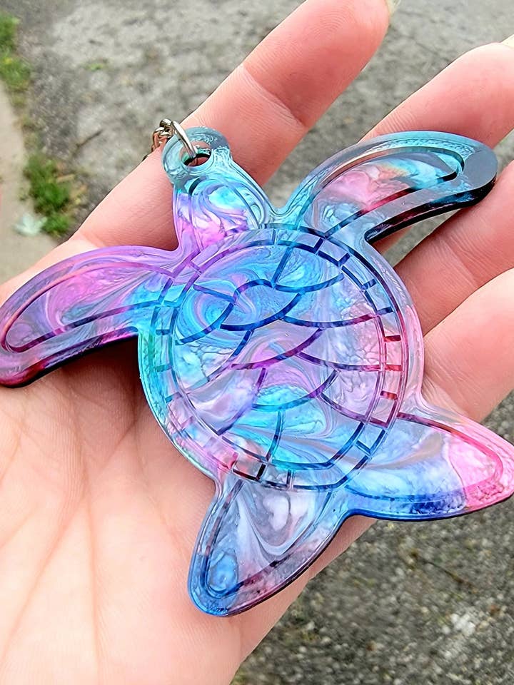 Porte-clés Tortue de mer Tropical Storm pour la vente par Shark Bitten