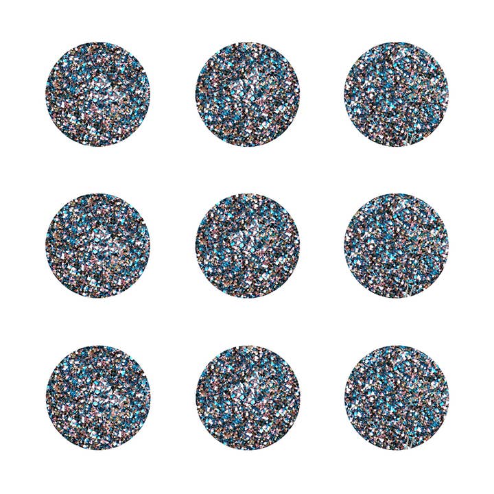 Adesivos Deco - Glitter Dots - Confete Tamanho 25 por atacado de Fabfabstickers