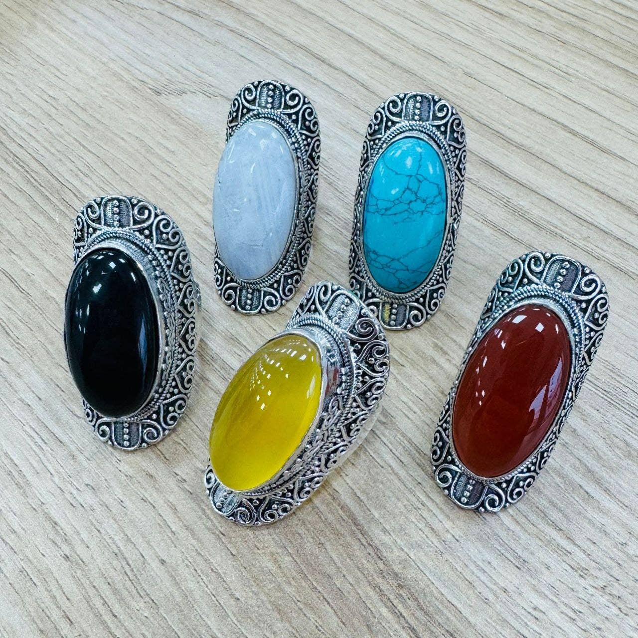 Hecho a mano - Wholesale Cocktail/Statement Ring - XXL rings5
