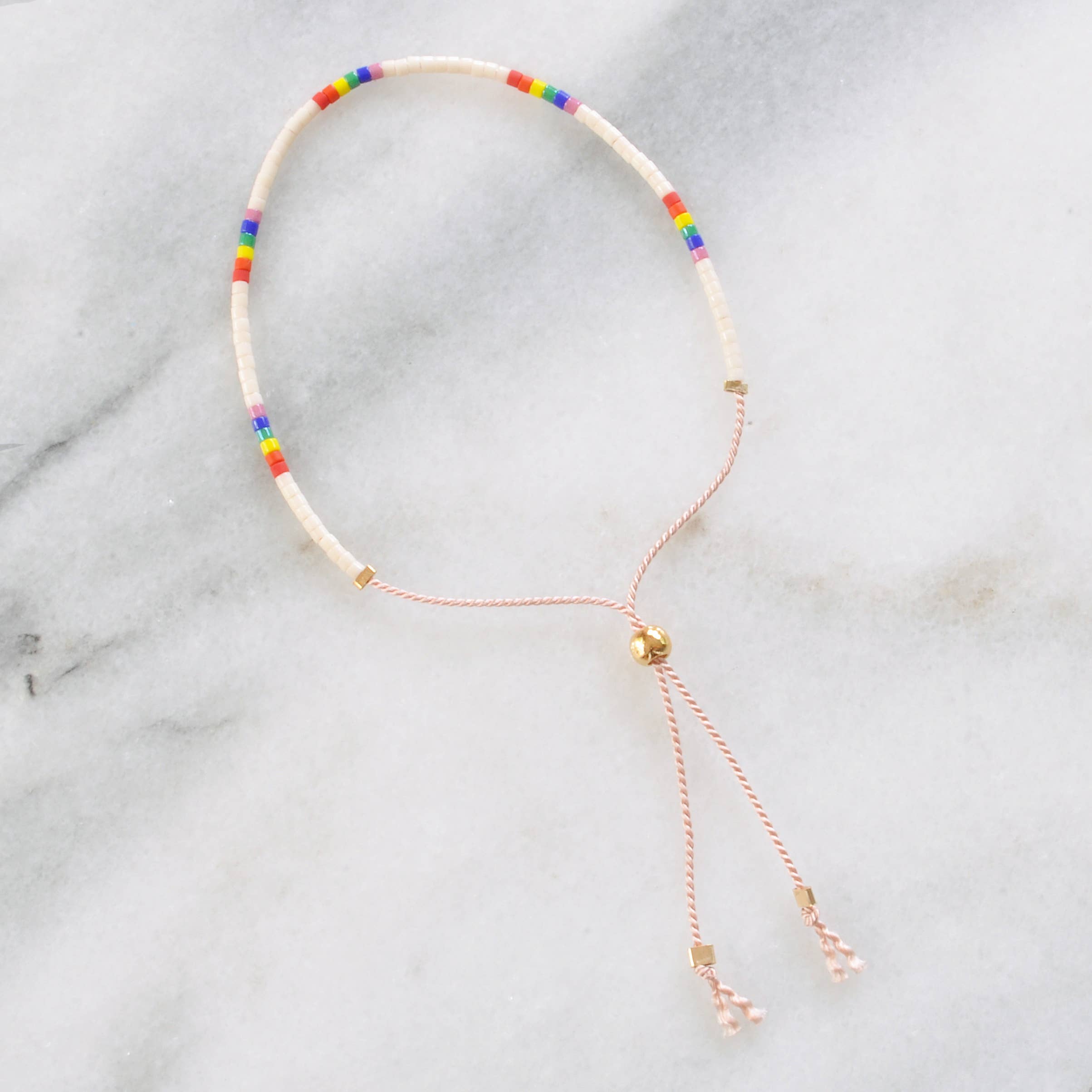 Libby & Smee - Wholesale Beaded Bracelet - Adjustable Seed Bead String Bracelets10