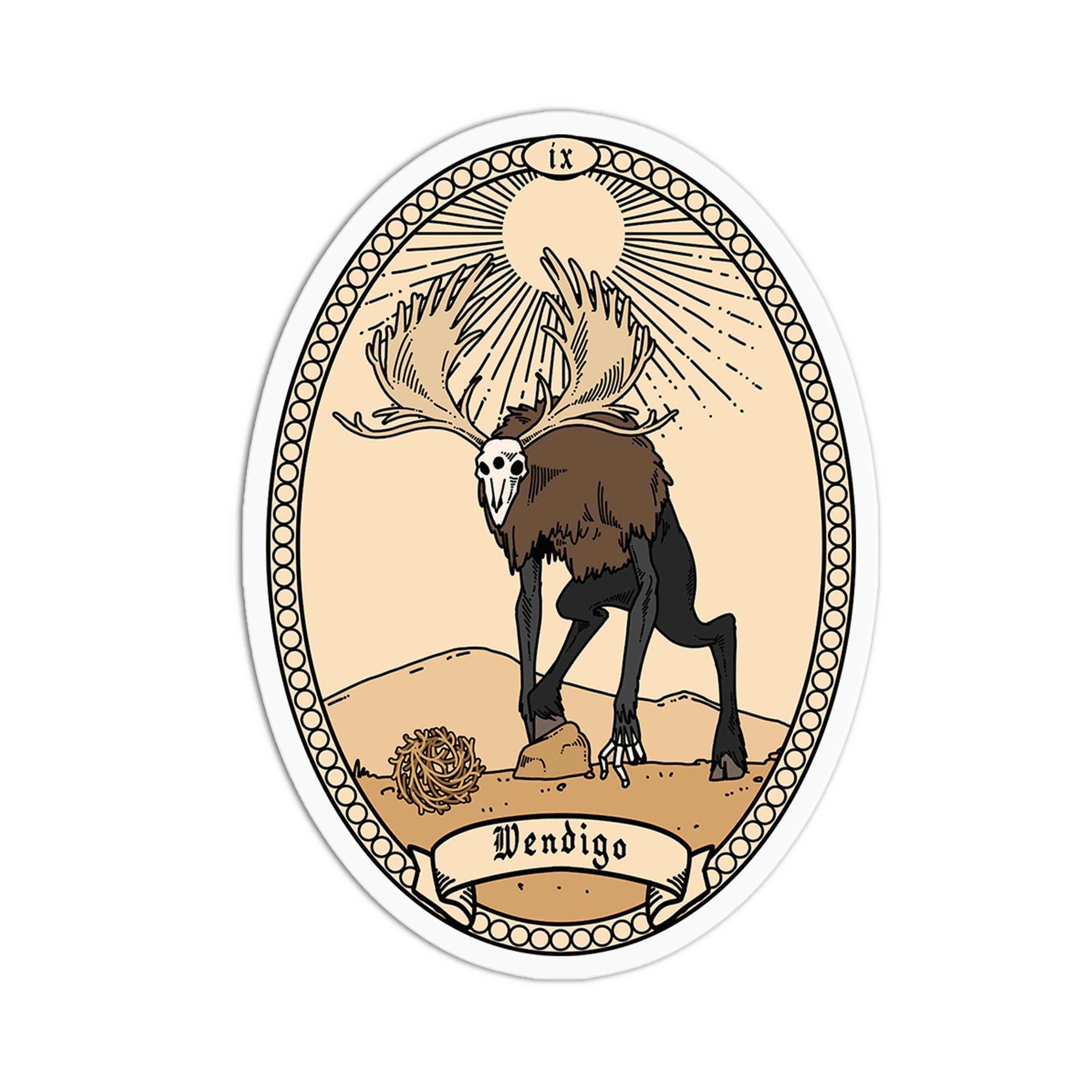 Girls Printing House - Wholesale Sticker - Wendigo Vinyl Textured Sticker