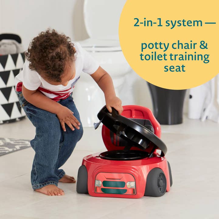 TOMY - Wholesale Potty Training Chair - TOMY The First Years Training Wheels Racer Potty Toilet