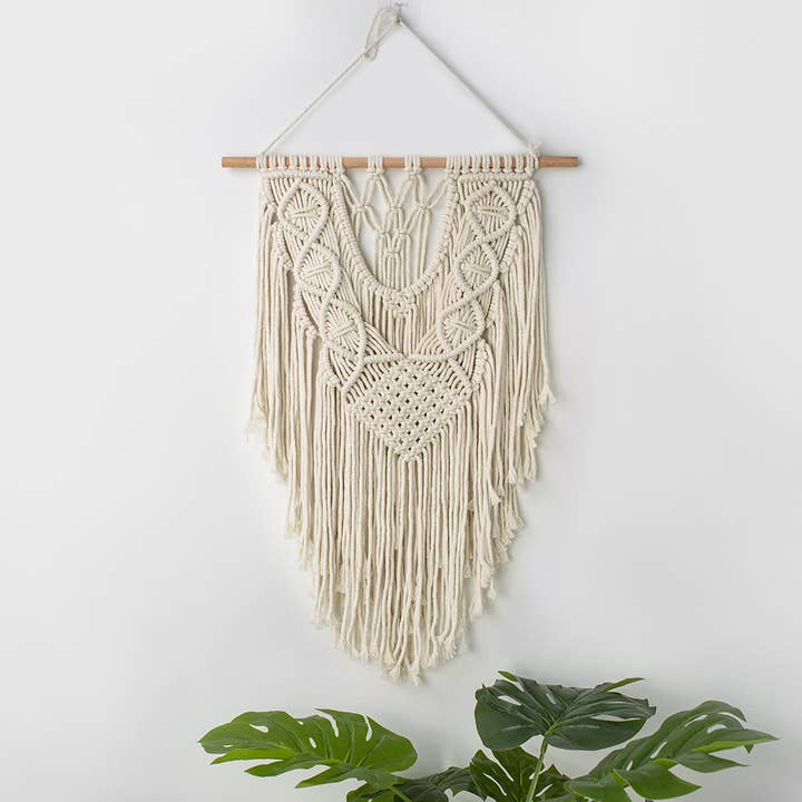 Macramè bohémien da appendere alla parete, decorazione per la casa, arazzi artigianali per la vendita all'ingrosso da parte di SoapElenGlen