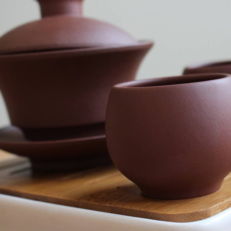 Tea soul - Wholesale Tea Pot - Traditional Yixing clay Gaiwan 150 ml4