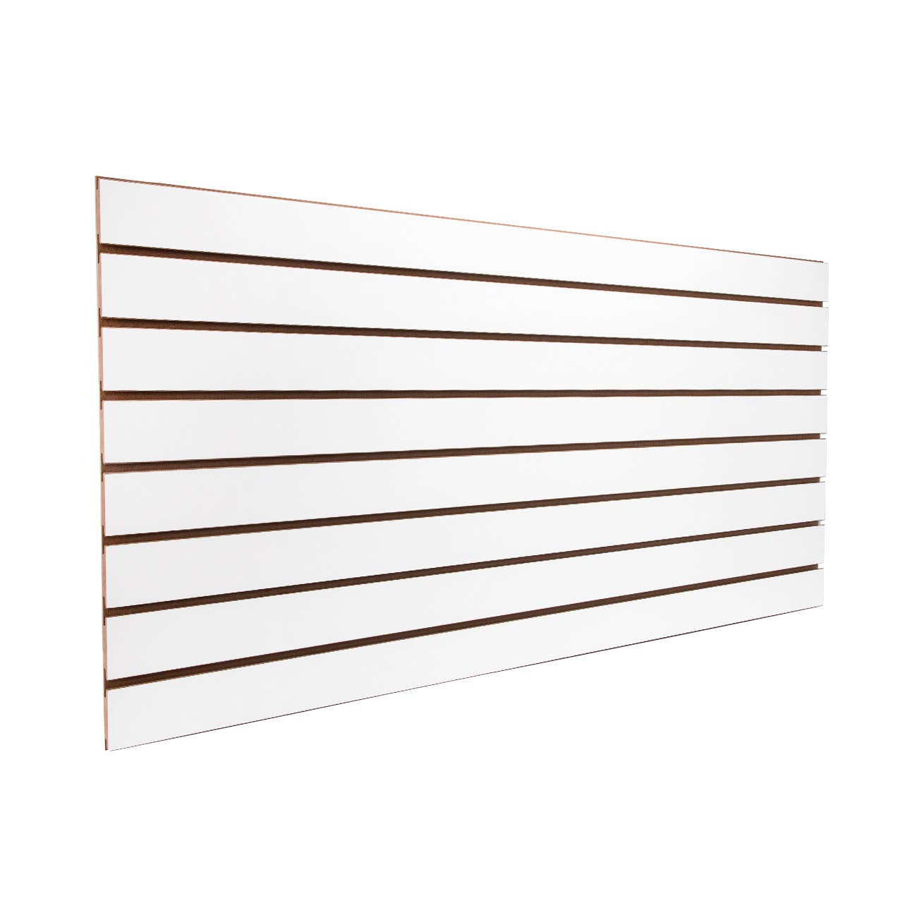 Store Supply Warehouse - Wholesale Retailer Display - Accessories - 2' X 4' White Horizontal Slatwall Easy Panels - Pack Of 2 3