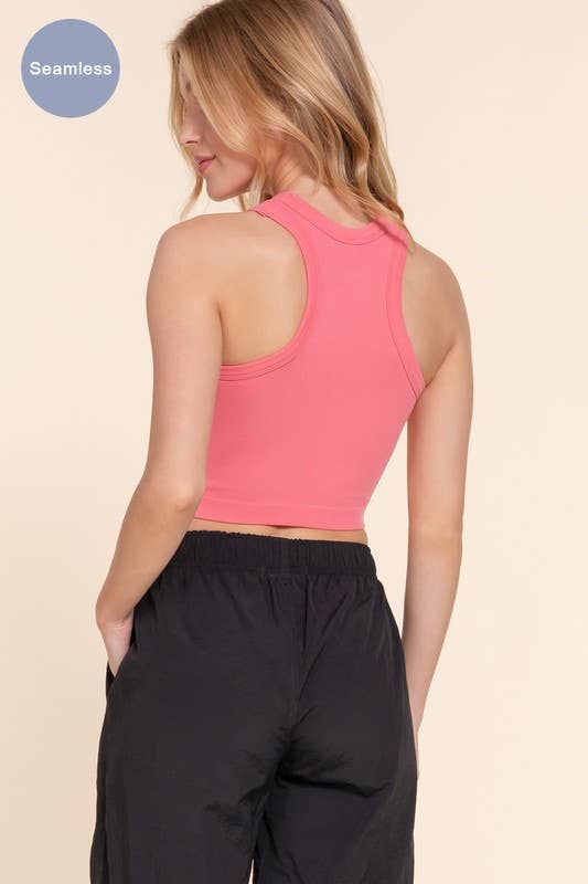 Active Basic | Active USA – Großhandel Strickoberteil – Damen – Ärmelloses, nahtloses Ripptop mit Rundhalsausschnitt9