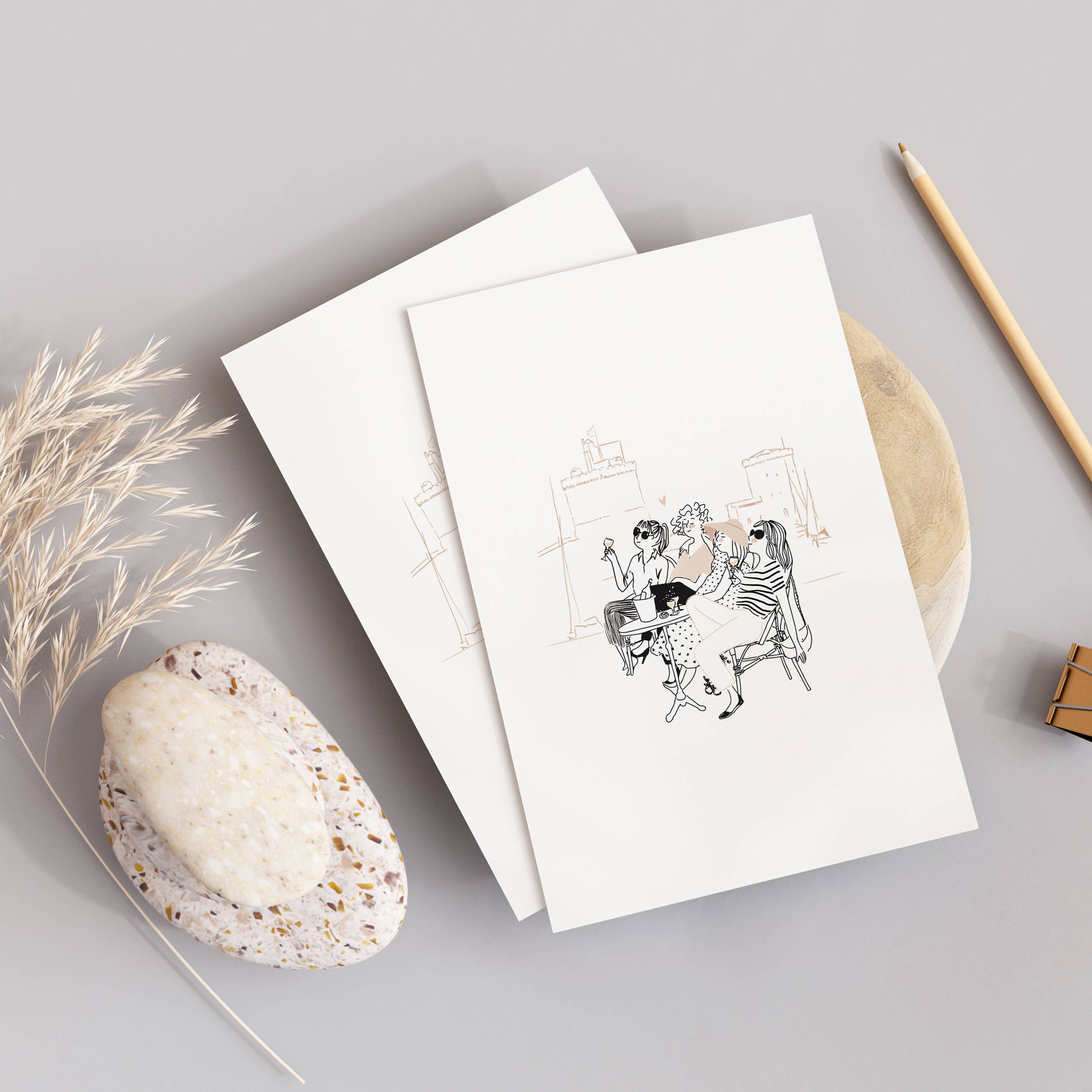 MY LOVELY THING - Vente Carte de vœux classique - Carte La Rochelle - Les Deux Tours1