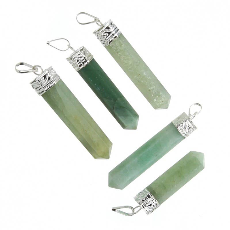 UniArt - Vente Breloques/médailles personnalisées - Pendentif en pointe de quartz naturel à 6 facettes14