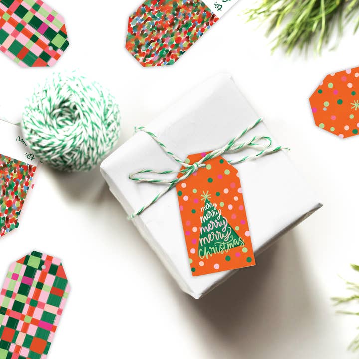 The Paper Curator - Wholesale Gift Tag - Mod Christmas Gift Tag Set1