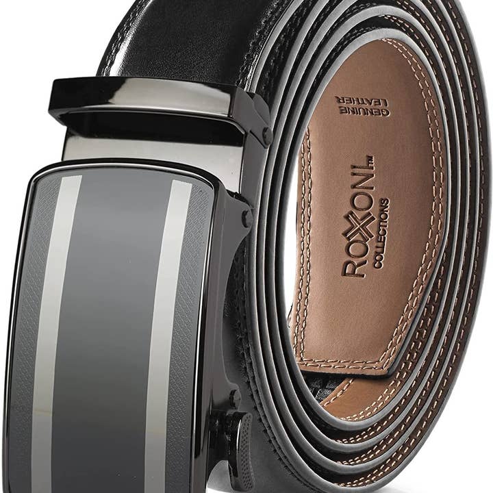 Men’s Genuine Leather Ratchet Belt with Automatic Buckle and other Purchase Wholesale ceinture cuir. Free Returns & Net 60 Terms on Faire trending on Faire.