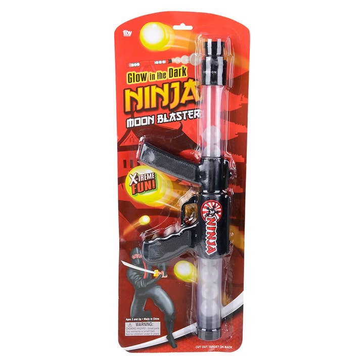 La Luna Bella - Toys - Wholesale Classic Toy - Kids - 19" GLOW IN THE DARK NINJA MOON BLASTER CARDED LLB kids toys1