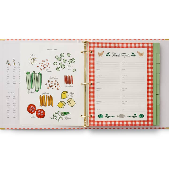 Rifle Paper Co. - Wholesale Binder - Cherry Farm Recipe Binder4