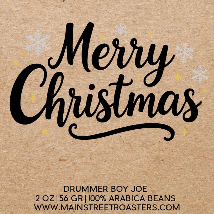 Main Street Roasters - Wholesale Ground Coffee - 2 oz Holiday Coffee Packet2