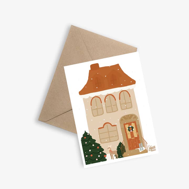 The Snowflake Mansion - Simple Menu for wholesale by LE PAPIER GRAPHIQUE