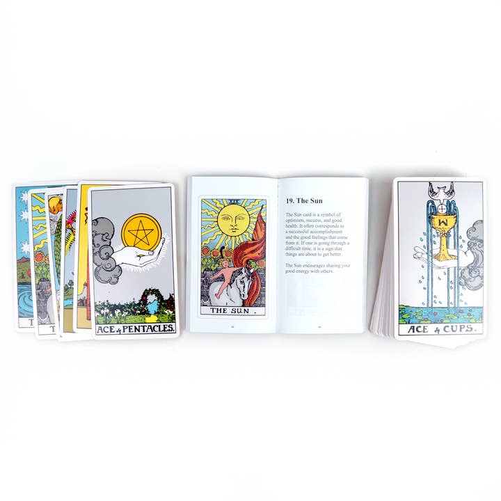 TAROTskills Original RWS Tarot Cards Deck with Guide Book for wholesale by Mammoth Buys