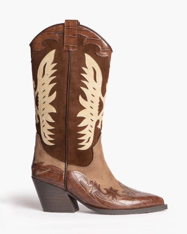 SWEET MAGIC MODA Y COMPLEMENTOS - Vente Bottes – femme - Bottes style cowboy en similicuir6