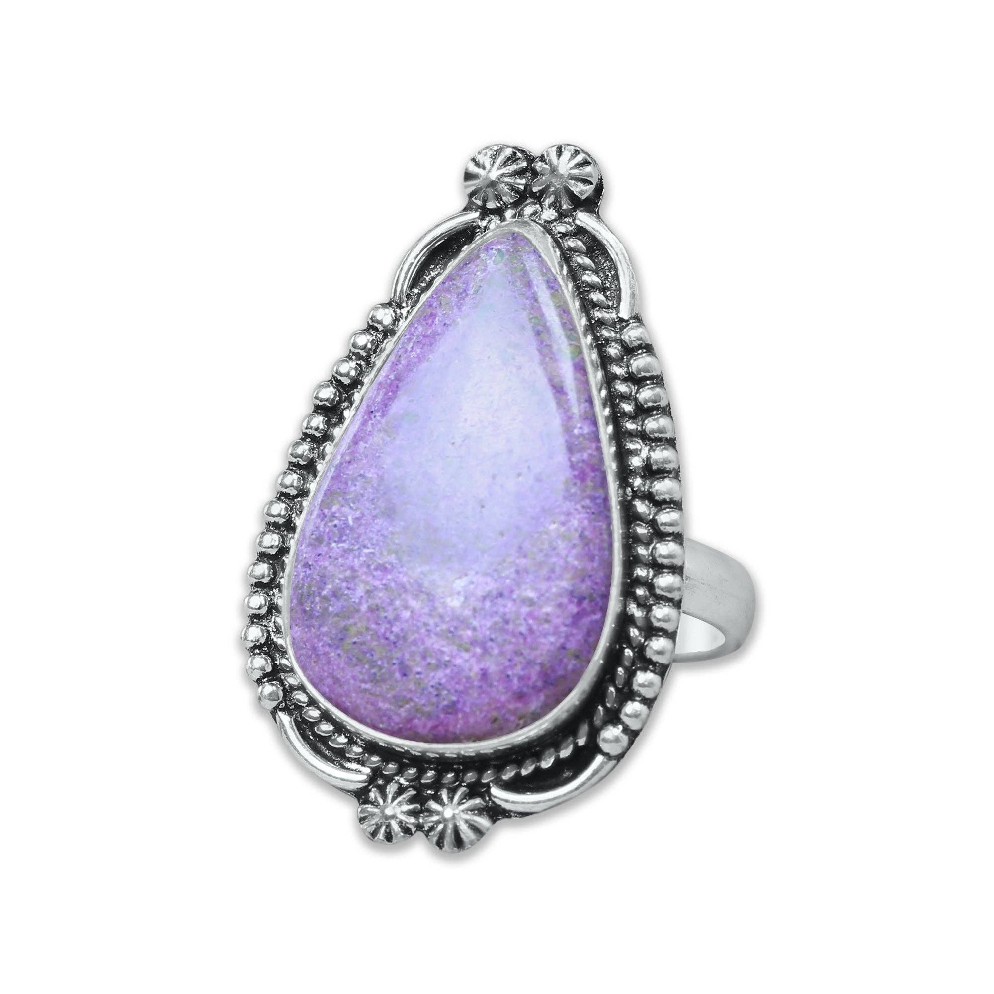 Handmade Jewels - Wholesale Cocktail/Statement Ring - Stitchite Rings – Handmade, Silver-Plated, Assorted Boho Designs (US Sizes 6–10)8