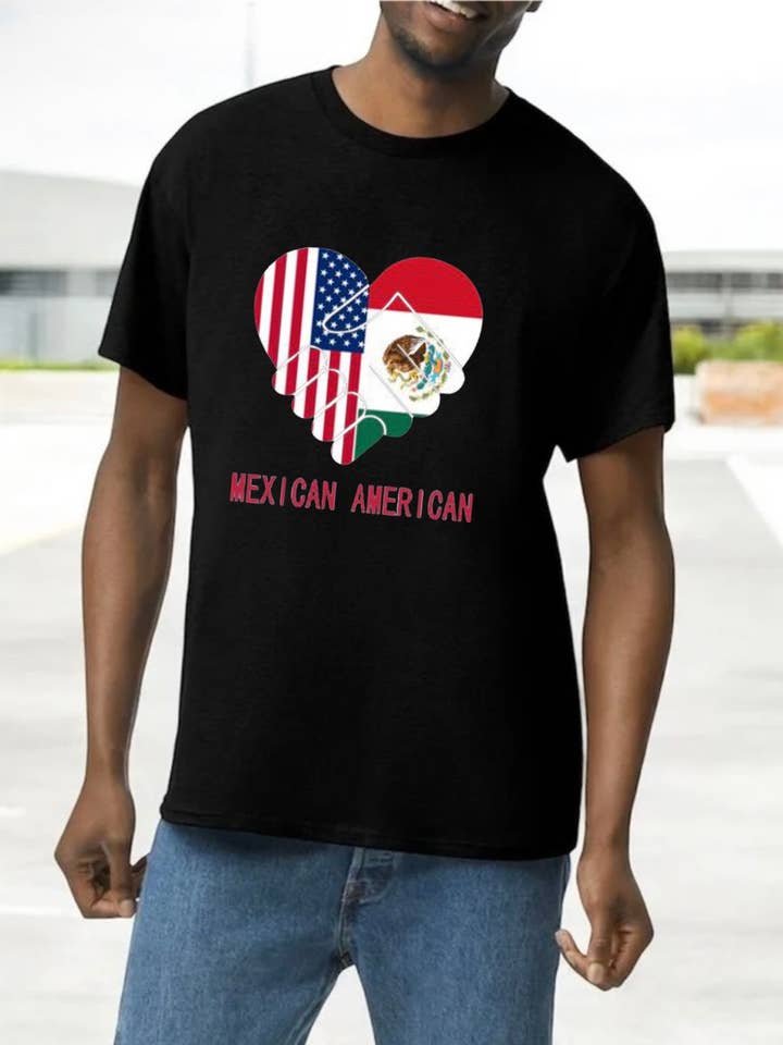 Kreatives Buchstabendesign lässiges T-Shirt für Jungen im Vorteenageralter, kurzärmeliges Oberteil mit trendigem Druck, vielseitig und bequem für alle vier Jahreszeiten, 100% Baumwolle, Amerika und Mexiko. für den Großhandel von HABANA BELLA