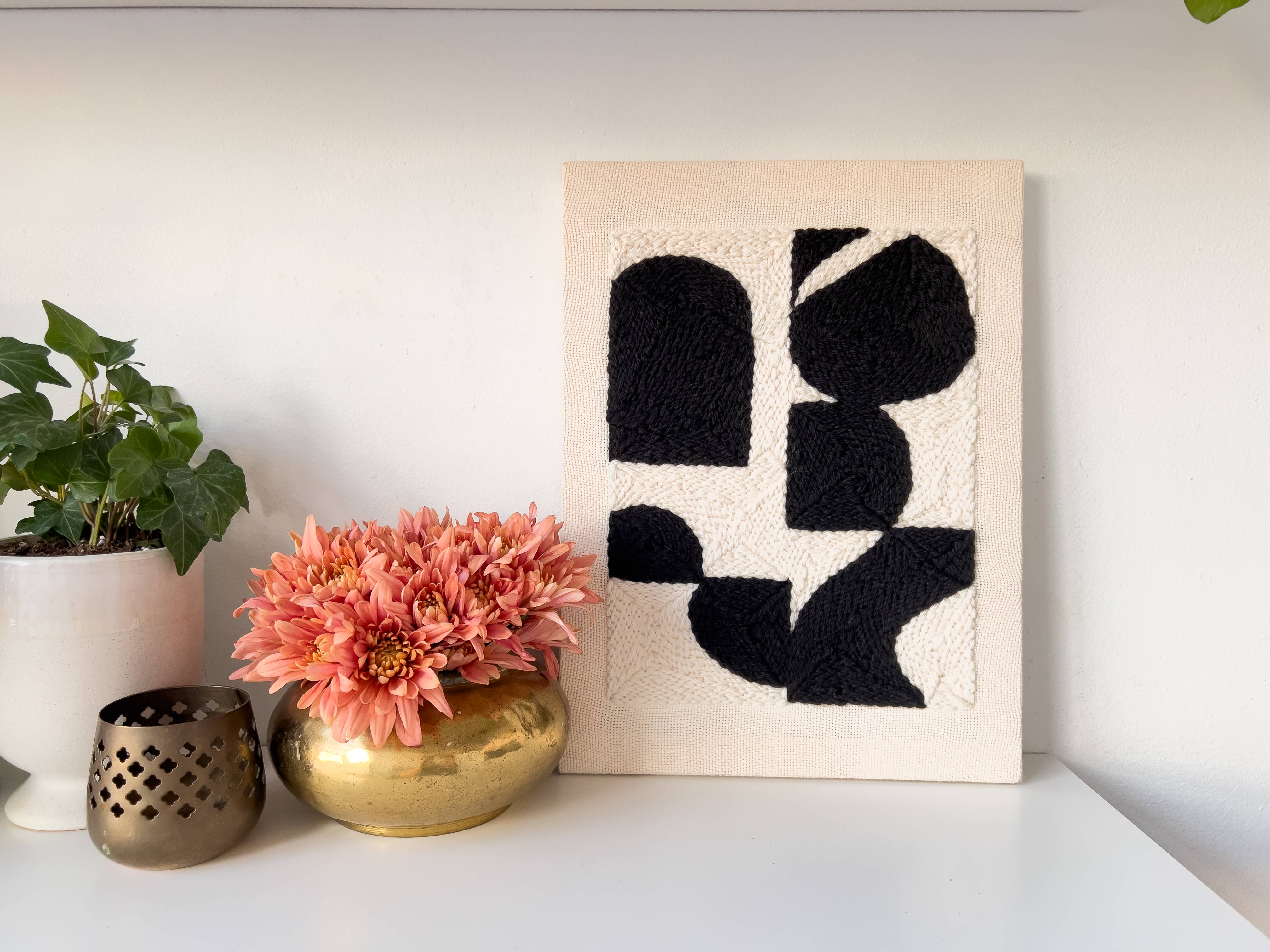 Both Hands Crafts - Wholesale DIY Craft Kit - "Fractal" - Beginner Punch Needle Kit - Wall Art6