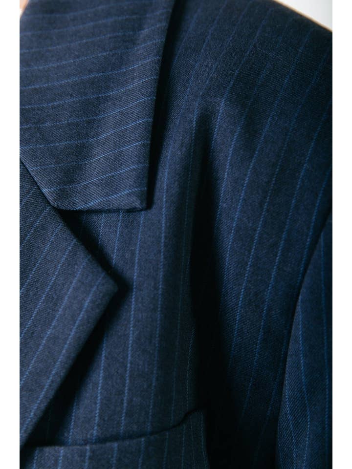 Jesra Stripe Blazer | Dark blue for wholesale on Faire4