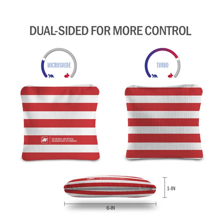 American Cornhole Association - Wholesale Cornhole - Bold Stars & Stripes Synergy Pro Cornhole Bags8