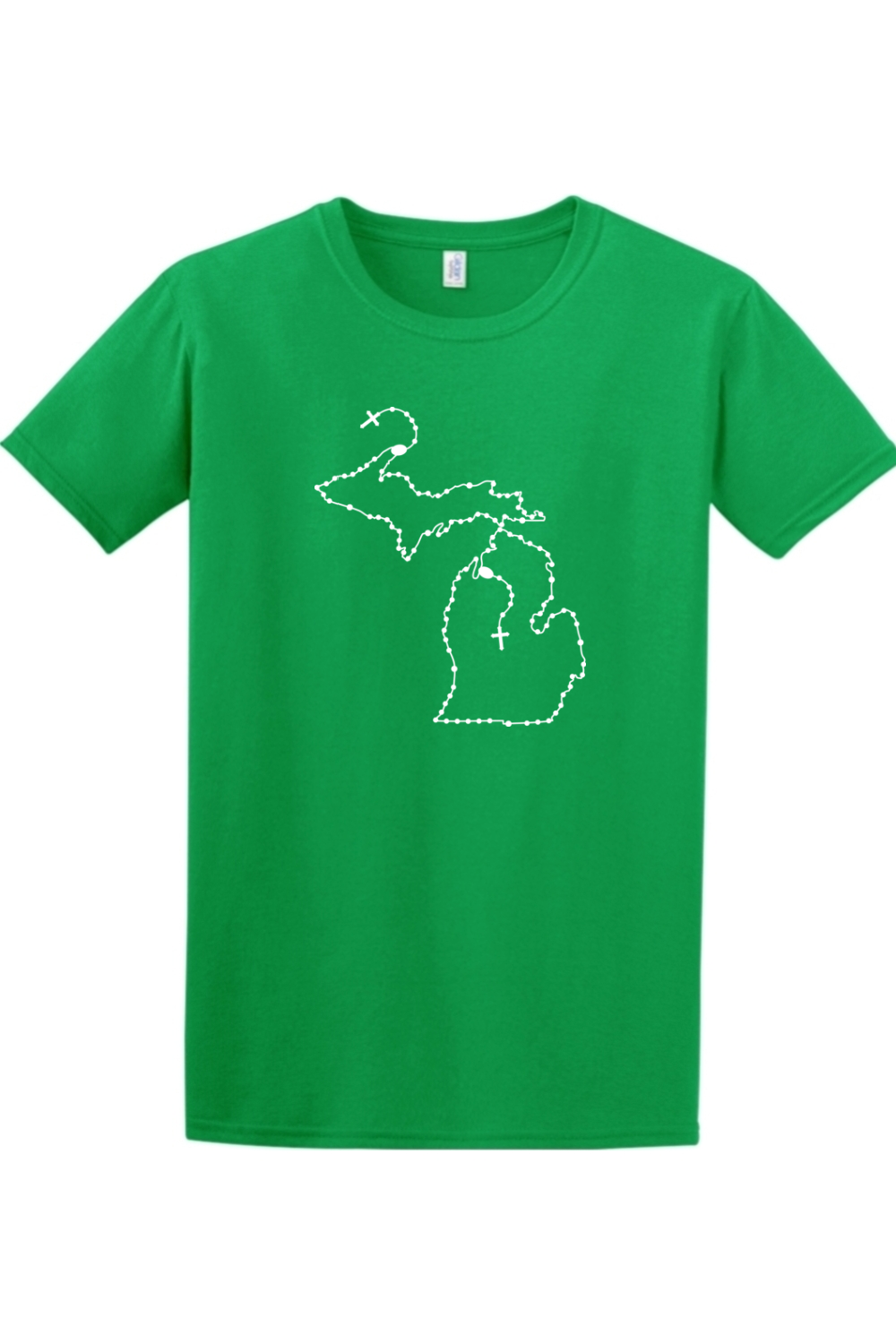 Sock Religious - Wholesale Screen Printed T-Shirt - Unisex - Michigan Rosary Catholic  Adult T-shirt2
