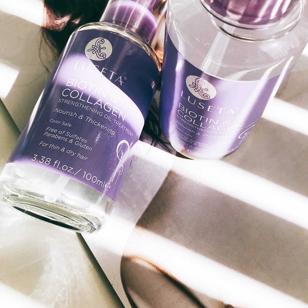 Luseta Beauty - Wholesale Hair Oil - Biotin and Collagen Strengthen Oil Treatment - 3.38oz2