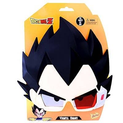 H2W dba Sun-Staches - Wholesale Sunglasses - Unisex - Officially Licensed Dragon Ball Z Vegeta Sun Staches