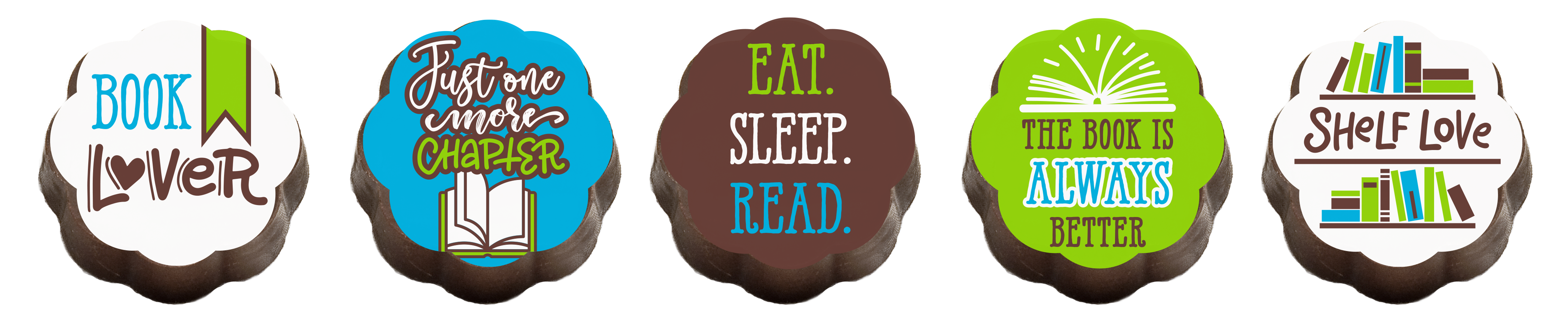 Chouquette - Wholesale Chocolate box - Book Lovers Chocolates - Box of 5 chocolate caramels2