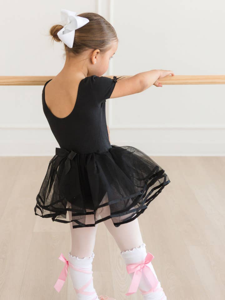 Noir Justaucorps de danse ballet noir pour filles avec tutu signature en vente sur Faire5