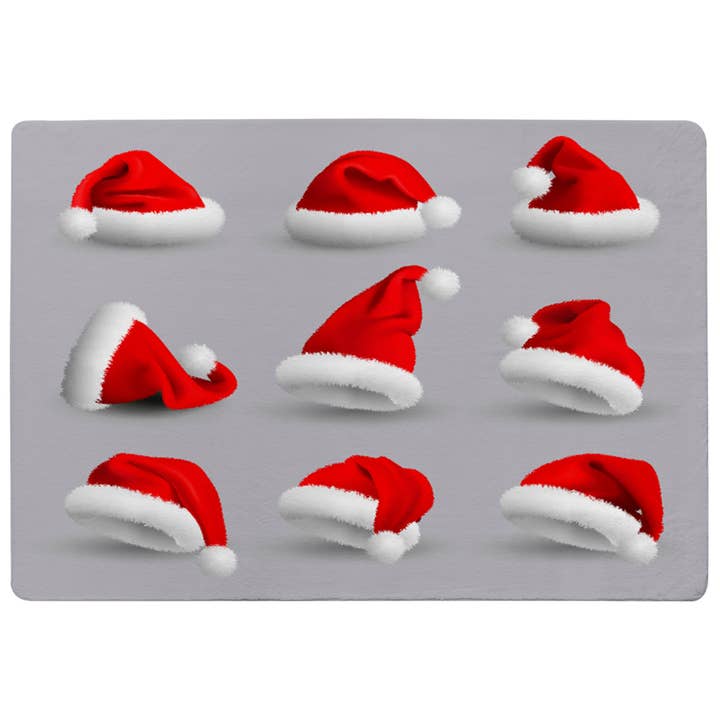 Collezione di cappelli rossi di Babbo Natale (tappeto) per la vendita all'ingrosso da parte di Benjamin Tate Design