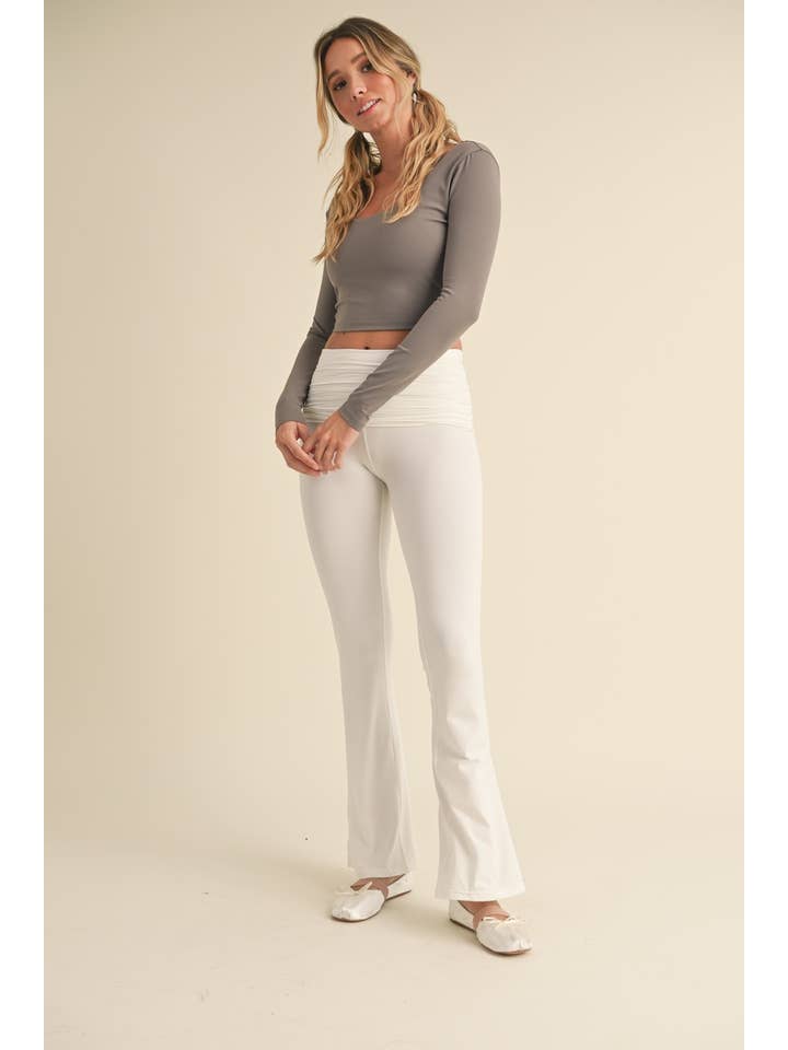 KIMBERLY C - Wholesale Athletic Top - Women's - Twist Back Long Sleeve Top34